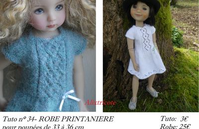 Le printemps arrive; les petites robes aussi.... ( tuto M 34)