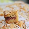 Gâteau moelleux amandes et framboises