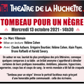 Tombeau pour un nègre - Théâtre de la Huchette