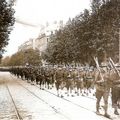 4 Juillet 1918 - Défilé de l'INDEPENDANCE DAY dans le centre-ville du Havre