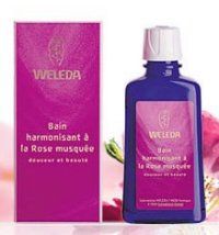 Bain harmonisant à la rose musquée Weleda 