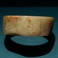 Jade bangle, Liangzhu culture, 3500-2000 BCE