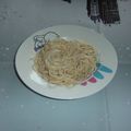 Spaghettis aux herbes