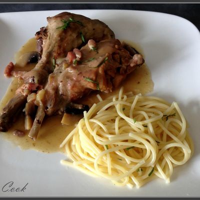 Lapin au vin blanc