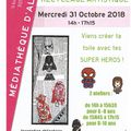 Atelier Création Recyclage Artistique à la Médiathèque d'Alban: Mercredi 31 Octobre