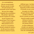 Les contradictions