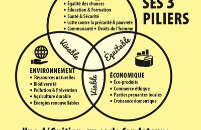 Les 3 piliers du développement durable