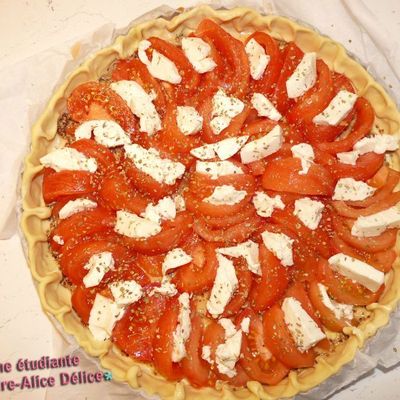 tarte à la tomate
