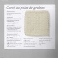 #Tricot : Plaid Mes Création Tricot Facile; 15 Carré au point de graines