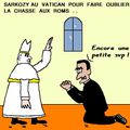 Sarkozy au Vatican . .