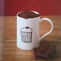 mug cake chocolat noir comme un fondant