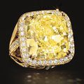 A Fancy Yellow Diamond Ring by David Webb