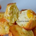 Muffin aux pêches et cardamone, sans beurre