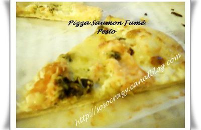 Pizza au Saumon Fumé & Pesto