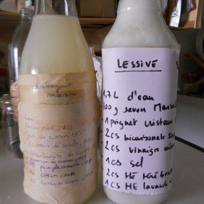 Nettoyant ménager et lessive faits-maison