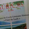 AURA 85, la revue du Cercle littéraire hainuyer Clair de Luth 
