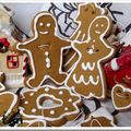 Petits biscuits en pain d'épice pour le plus beaux des sapins de Noël...