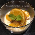 Pannacotta mandarine spéculoos