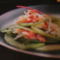 Salade d'avocat au Kiwi et au crabe