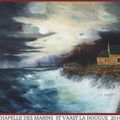 PEINTRE  NORMAND ST VAAST LA HOUGUE