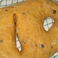 FOUGASSE olives noires et tomates séchées