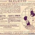Réclame: Poupée Bleuette 1921