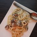 SPAGHETTIS à la Crème de Champignon