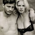 Fashion : ‘They Love Happily Ever After’ with Lara Stone &Jamie Dornan in i-D magazine, Winter 2009 issue