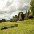 The old castle: a fantastic showcase for the Highland Games