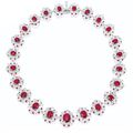 Magnificent rubiy and diamond necklace, Faidee