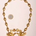 Line VAUTRIN (1913-1994), circa 1945 - Collier "La Poule aux Oeufs d'Or"