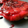 Tartelettes tatin aux prunes rouges