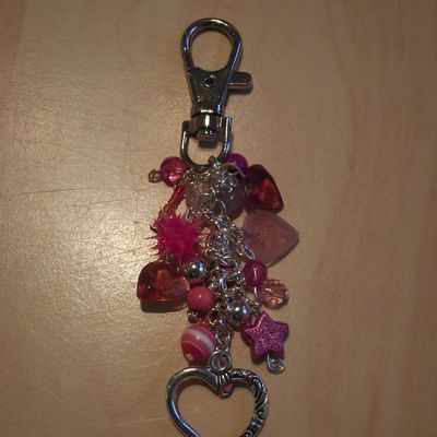 Pink Bag charm