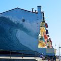 Hossegor, la vague du mur peint