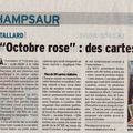 Article Dauphiné Octobre Rose