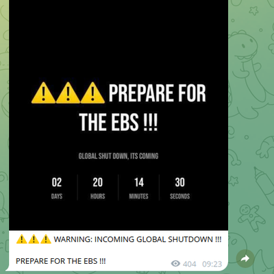 EBS: Emergency Broadcast System - EBS : Système de radiodiffusion d'urgence