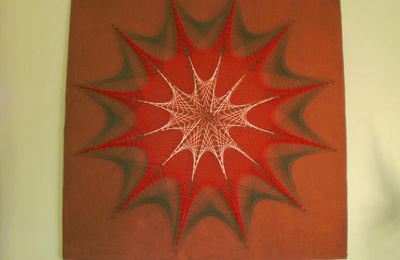 Une autre oeuvre en string art. C'est splendide ! 