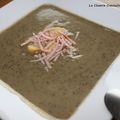 Velouté de lentilles au jambon fumé