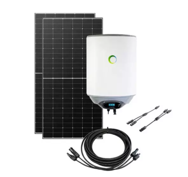Un kit solaire chauffe-eau photovoltaïque