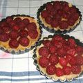 Tartelettes aux framboises