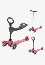 Les trottinettes (dès1 an) Micro sont disponibles à la boutique  .