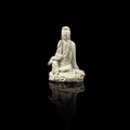 Statuette de Guanyin en porcelaine Blanc de Chine, Chine, dynastie Qing, XVIIIe-XIXe siècle