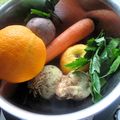 Jus de fruits-légumes du matin