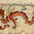 The Constellation of Draco from a Persian manuscript dating from the late 17th or early 18th century