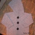 Manteau à capuche terminé ! l'écharpe assortie