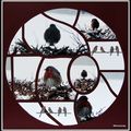 Les oiseaux dans la neige