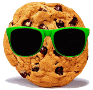 T'as déjà vu un cookie avec des lunettes de soleil ? 