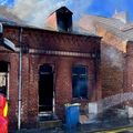 UNE MAISON DE LA RUE HENRI MARTIN ENTIÉREMENT DÉTRUITE PAR UN INCENDIE.