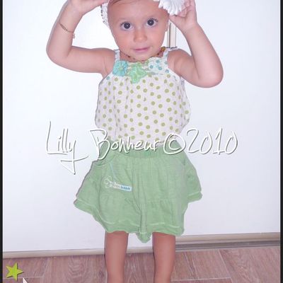 Tee-shirt personnalisé, bloomer et babylegs Lilly
