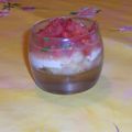 Verrine aux tomates, concombre et faisselle